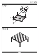 Предварительный просмотр 7 страницы Costway Patiojoy HW65784 User Manual