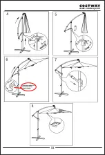 Предварительный просмотр 4 страницы Costway Patiojoy OP70679 User Manual