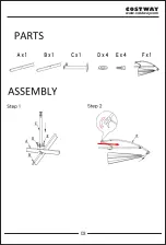 Предварительный просмотр 3 страницы Costway PATIOJOY OP70703 User Manual