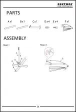 Предварительный просмотр 4 страницы Costway PATIOJOY OP70703 User Manual