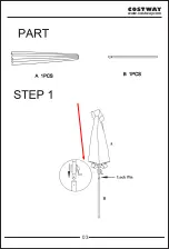 Предварительный просмотр 3 страницы Costway PATIOJOY OP70704 User Manual