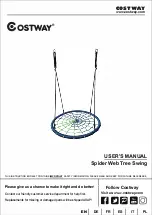 Costway Spider Web Tree Swing User Manual preview