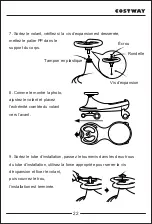 Предварительный просмотр 22 страницы Costway TQ10001 User Manual