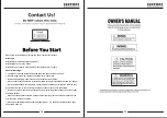 Предварительный просмотр 2 страницы Costway TY327941 User Manual