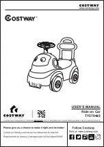 Предварительный просмотр 1 страницы Costway TY579445 User Manual