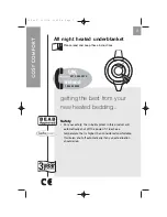 Предварительный просмотр 1 страницы Cosy Comfort IB75000 Instructions Manual