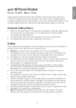 Preview for 3 page of Cotech CH241 Original Instructions Manual