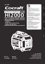 Cotech Cocraft HI2000 Original Instructions Manual preview