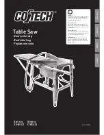 Cotech CSB315 Instruction Manual preview