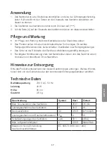 Preview for 17 page of Cotech FZ09-54C2 User Manual