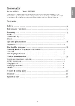 Preview for 3 page of Cotech GG3300B Original Instructions Manual