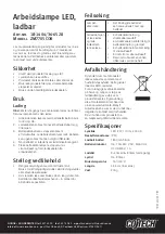 Preview for 3 page of Cotech ZM7705COB Series Instruction Manual