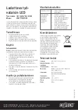 Preview for 4 page of Cotech ZM7705COB Series Instruction Manual