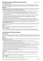 Preview for 1 page of Cotek AEK-3000 Series User Manual And Safety Information