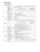 Preview for 7 page of Cotek CX1215 User Manual