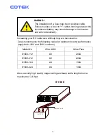 Preview for 15 page of Cotek S1500-112 User Manual