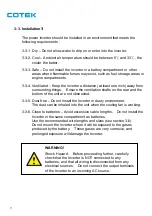 Preview for 12 page of Cotek S600 Series User Manual