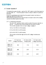 Preview for 18 page of Cotek S600 Series User Manual