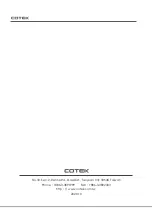 Preview for 62 page of Cotek SR-1600 Plus -148 User Manual