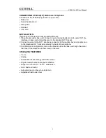 Preview for 2 page of Cotell CT602A(1S) User Manual