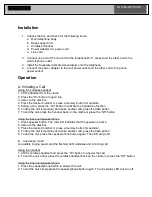 Preview for 3 page of Cotell FG1088-AW(1S)SP User Manual