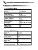 Preview for 13 page of Cotron BT-B01 User Manual