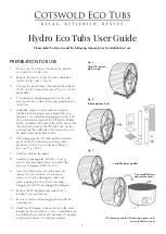 Preview for 1 page of COTSWOLD Hydro Eco Tub User Manual