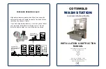 Preview for 1 page of COTSWOLD WASH STATION Installation Instructions Manual