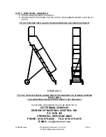 Preview for 3 page of Cotterman CAL OSHA 6500 Series Assembly Instructions