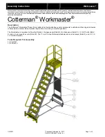 Cotterman Workmaster WMX10R37A3P3 Assembly Instructions preview