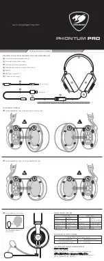 COUGAR Phontum Pro User Manual preview