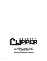 Предварительный просмотр 30 страницы Country Clipper CBS2 Operator'S Manual