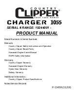 Country Clipper CHARGER 1055 Product Manual preview