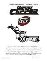 Country Clipper Trek Hydro ZT1400KA Operator'S Manual предпросмотр