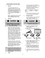 Preview for 12 page of Country Clipper Zero Turn Radius Mower Safety Instructions & Operator'S Manual