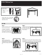 Country Enterprises 6 & 8 Deluxe Tent Manual preview