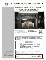 Предварительный просмотр 1 страницы Country Flame INGLS 24-N Installating And Operation Manual