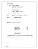 Preview for 7 page of Country Flame LITTLE RASCAL LR-01 Installation, Operation And Maintenance Manual