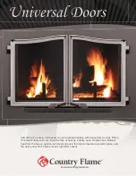 Country Flame Universal Doors 400 SERIES Brochure предпросмотр