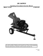 Country Home Products DR CHIPPER C123E-CHP Operating And Assembly Instruction Manual preview