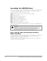 Preview for 16 page of Country Home Products NEUTON EM 4.1 Safety & Operating Instructions Manual