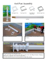 Preview for 5 page of Country Lane Gazebos Artisan Vinyl Pergola Assembly Manual