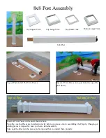 Preview for 7 page of Country Lane Gazebos Artisan Vinyl Pergola Assembly Manual