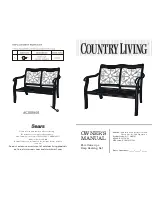 Предварительный просмотр 1 страницы Country Living Country Living ACS00605 Owner'S Manual