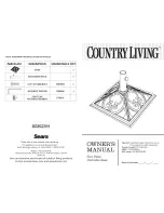 Country Living Country Living Fair Oaks BZS02504 Owner'S Manual preview