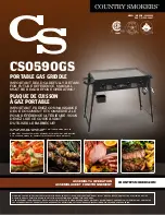 COUNTRY SMOKERS CS0590GS Assembly & Operation preview