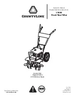 Preview for 1 page of CountyLine 17455 Operator'S Manual