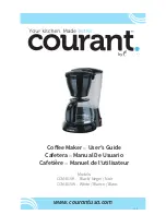 Preview for 1 page of COURANT CCM-815K User Manual