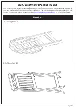 Preview for 3 page of Courtyard Casual Crestview 5534 Product Instructions