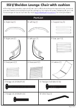 Preview for 3 page of Courtyard Casual Sheldon 5531 Product Instructions